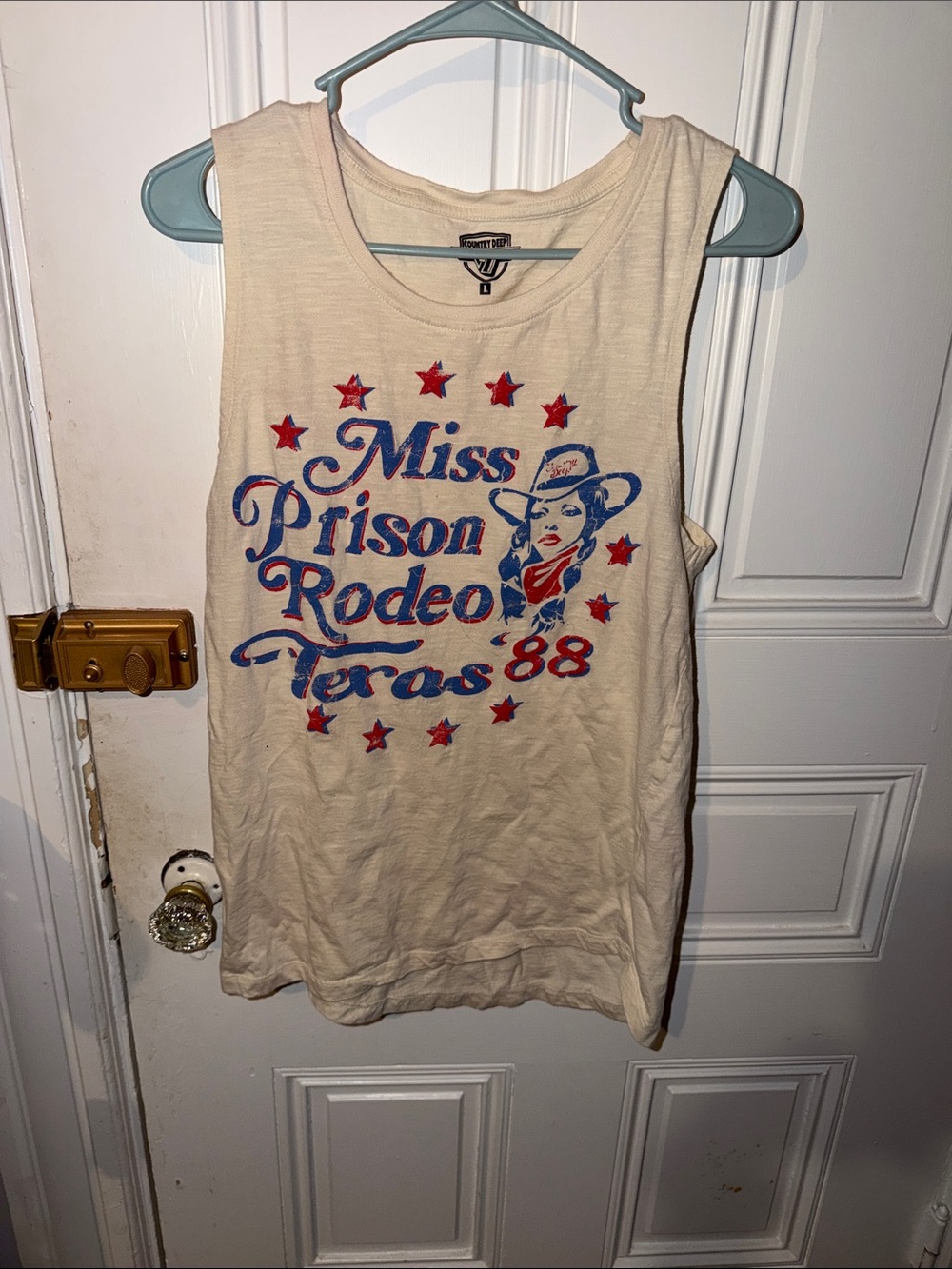 Country Deep Miss Prison Rodeo Texas ‘88 Tank